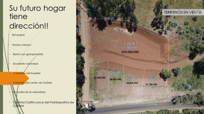 Venta Sitio Cañete - Biobío
