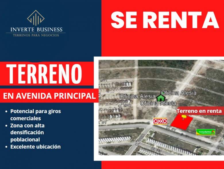Renta Terreno / Lote Ciudad Caucel - Mérida
