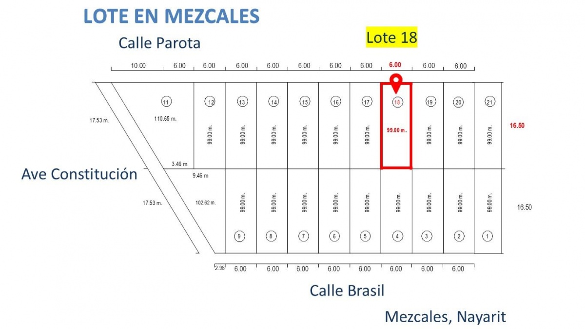 Venta Lote Mezcales - Bahía de Banderas
