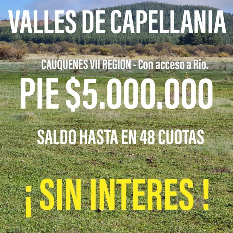 Venta Terreno Cauquenes - Maule