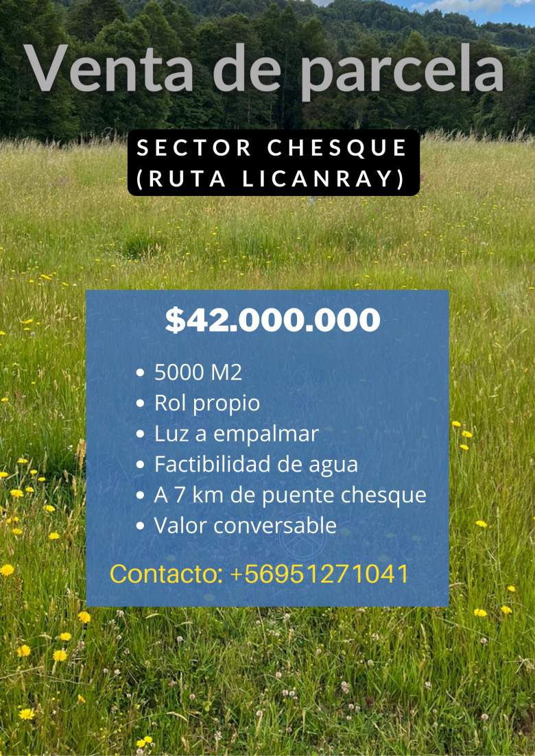 Venta Terreno Villarrica - La Araucanía