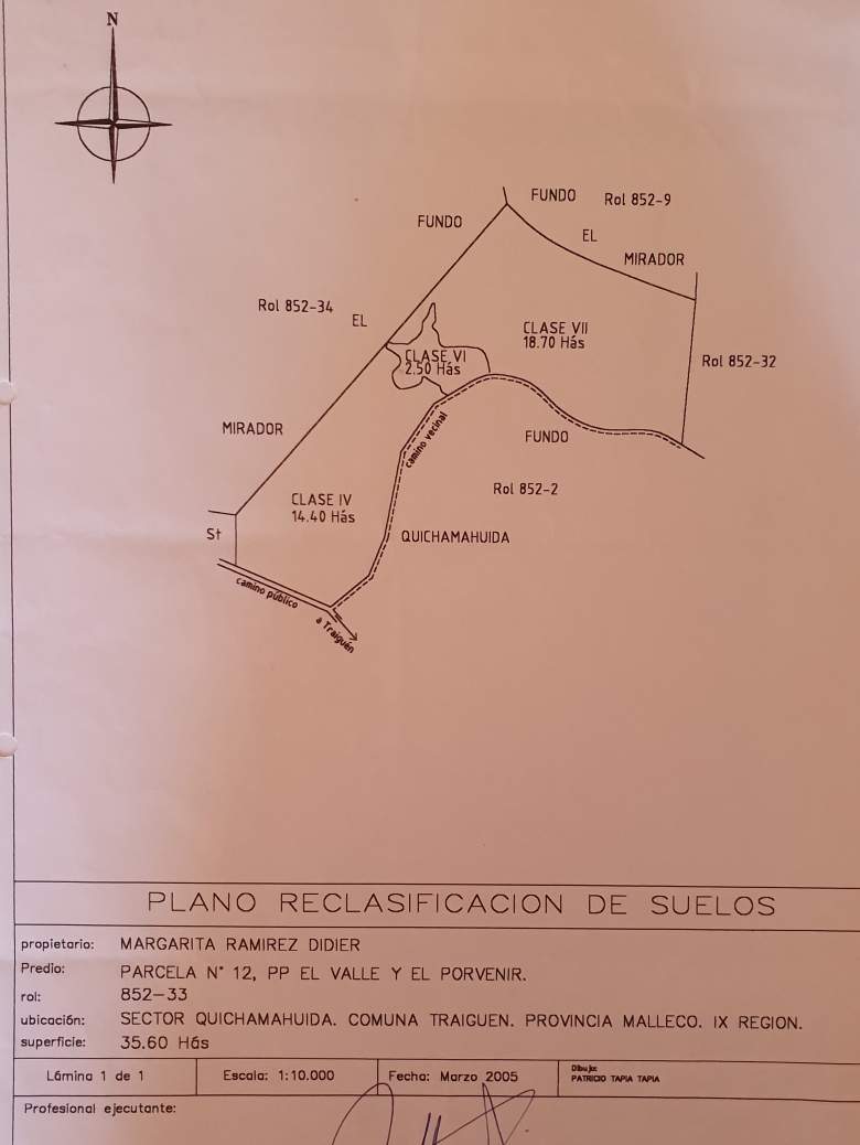 Venta Agrícola Traiguén - La Araucanía
