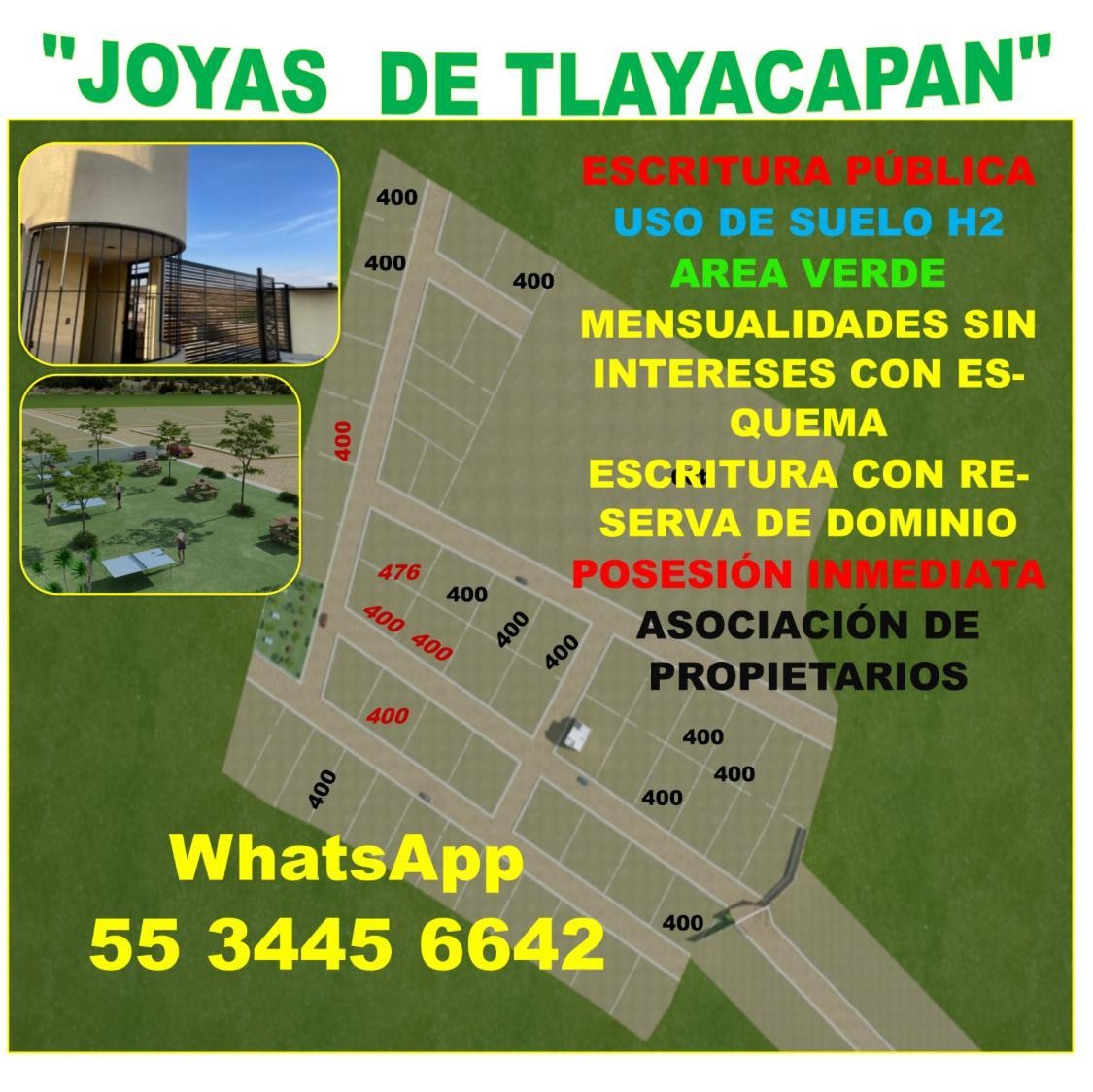 Venta Terreno / Lote Jardines de Tlayacapan - Tlayacapan