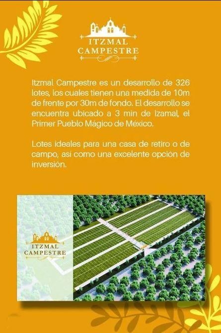 Venta Terreno / Lote Izamal - Yucatán