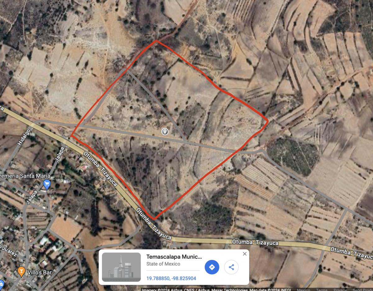 Venta Terreno / Lote Santa María Maquixco (El Alto) - Temascalapa