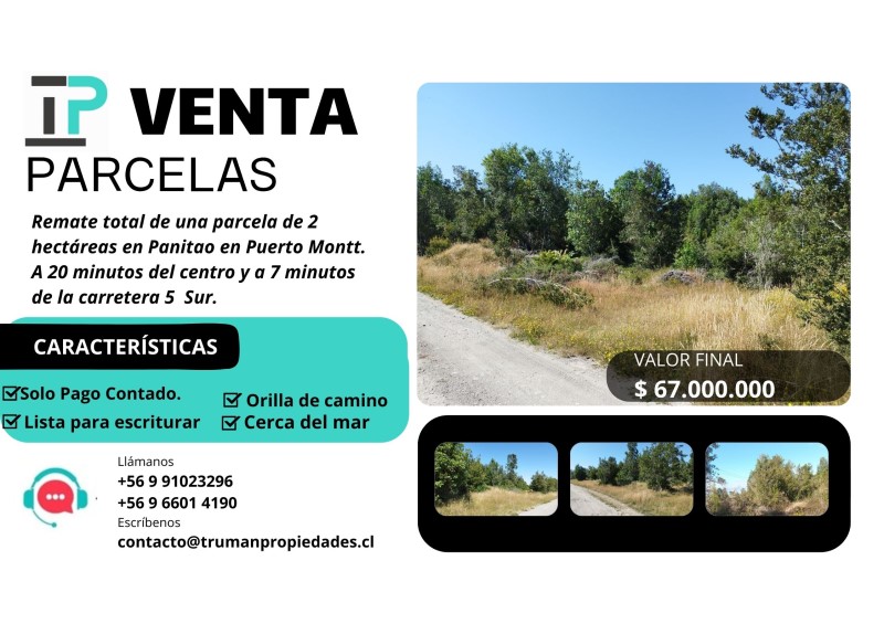 Venta Parcela Puerto Montt - Los Lagos