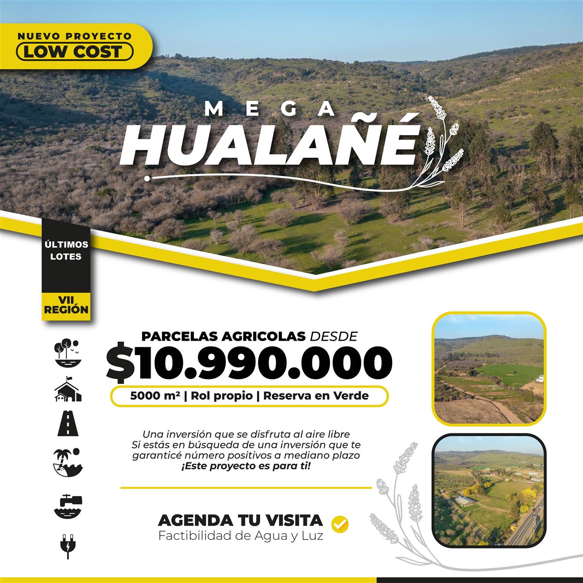 Venta Parcela Hualañé - Maule