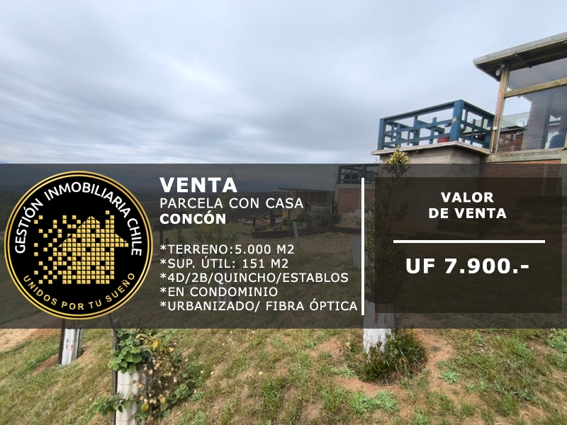 Venta Parcela Concon - Valparaíso