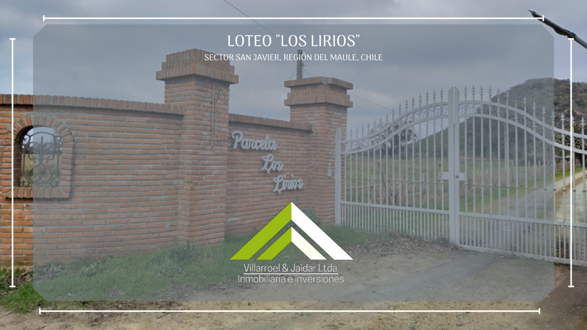 Venta Parcela Villa alegre - Maule