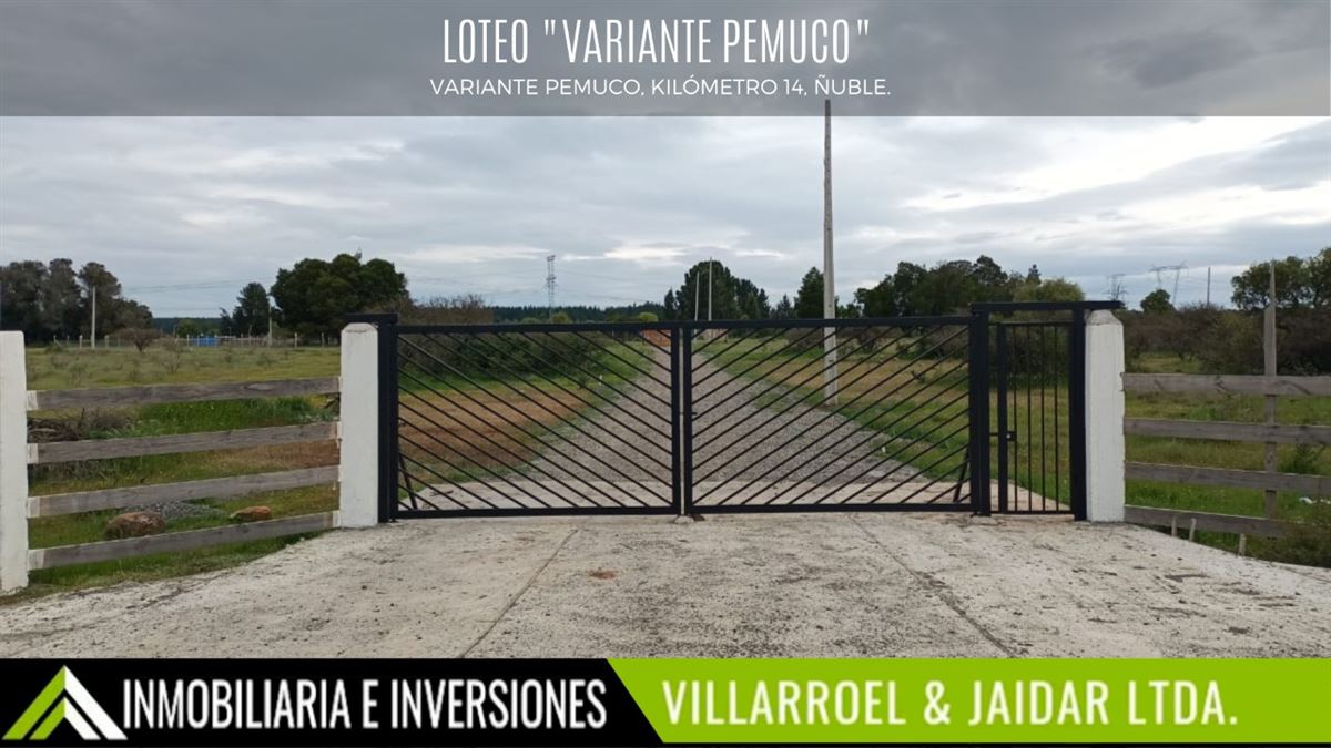 Venta Parcela Pemuco - Ñuble