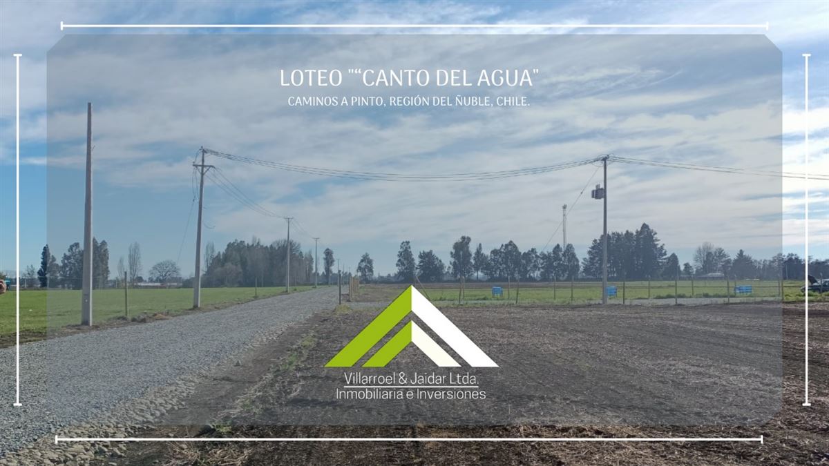 Venta Parcela Pinto - Ñuble