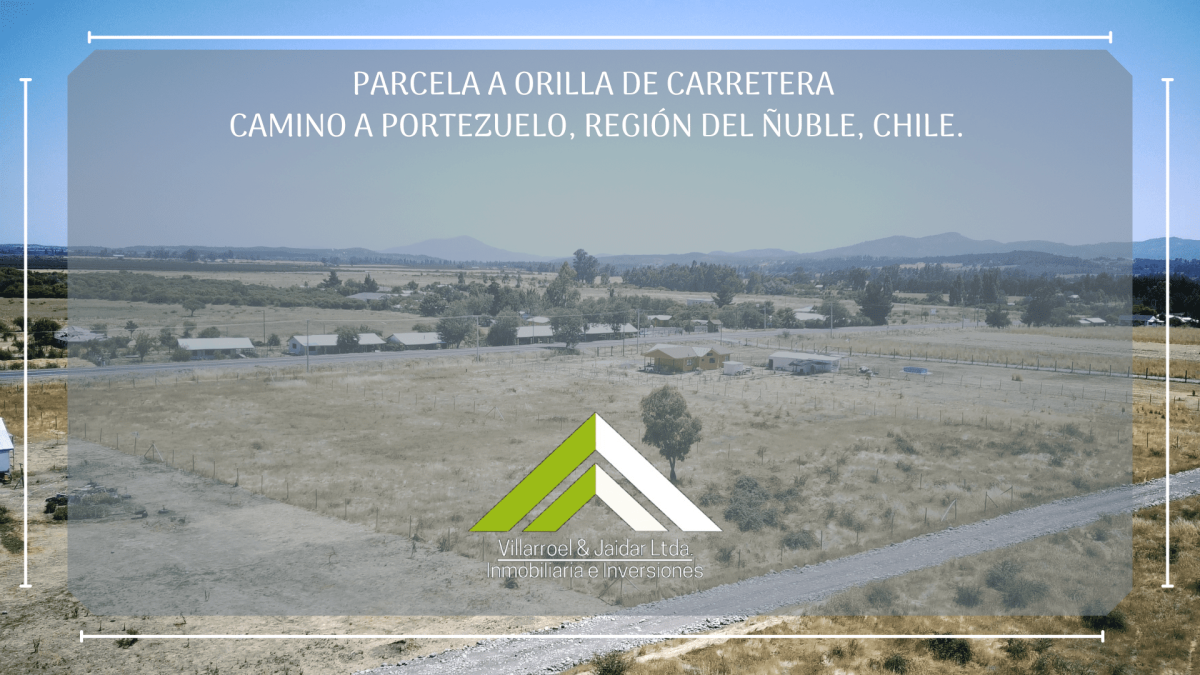 Venta Parcela Portezuelo - Ñuble